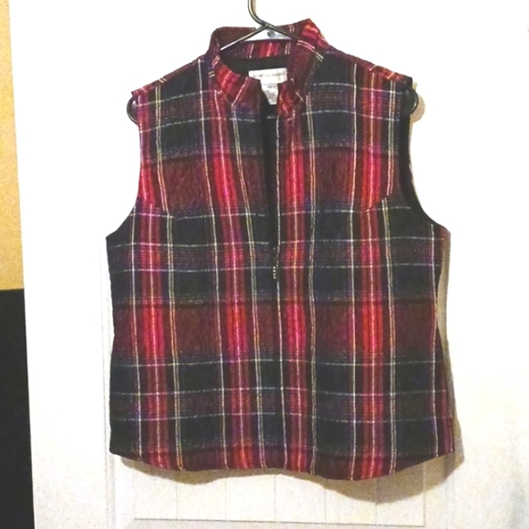 Draper's and Damon's Multicolored Puffy Vest - Picture 1 of 12